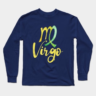 Virgo Symbol Long Sleeve T-Shirt